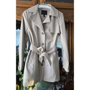 Sanctuary faux leather short trench XS